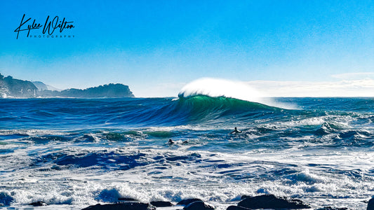 Avoca Beach easterly swell, Central Coast, Australia, on 6 April 2024.