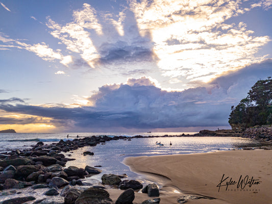 Avoca Beach hand of God, Central Coast, Australia, on 27 April 2024.