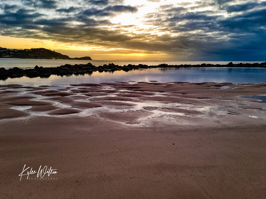 Avoca Beach rockpool on the Central Coast, Australia, on 13 June 2024.